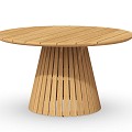Maringa Low Dining Table Teak 120 cm  ~