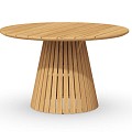 Maringa Dining Table Teak 120 cm  ~