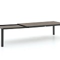 Extendable Table Trespa Dark Basalt 220/280x100 cm Charcoal ~