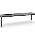 Extendable Table Trespa Forest Grey 220/280x100 cm Charcoal ~
