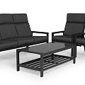 Campo Lounge Set Charcoal  ~