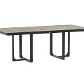 Nida Alu Dining Table Dekton Ceppo 220x100 cm Charcoal ~