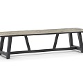 Ozon Dining Table Dekton Ceppo 330x100 cm Charcoal ~