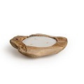 Candle Bowl 50 cm  Teak ~