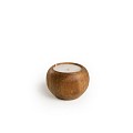 Candle Round Low Teak ~