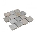 Kandla Grey platines-plavuizen natuurruw