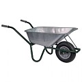 Kruiwagen Klus Basic 85L groen m/metalen bak ~