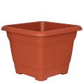 Bloempot Nora 58x58cm terracotta ~