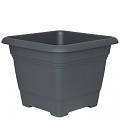Bloempot Nora 40x40cm antraciet ~