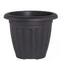 Bloempot Azteki d25cm antraciet ~