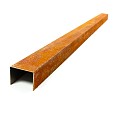 Multi-Edge Profile corten 149x6x5 cm. 1,5 mm. dikte ~