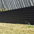 WPC Premium fence board Modern Ebony Black 21x160 mm. (wb150) L-179 cm. ~