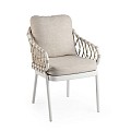 Natal Dining Chair Creme White 61x70x84 cm. ~