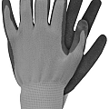 Werkhandschoenen latex grijs maat S ~