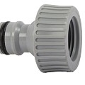 Kraannippel met inwendige draad 1/2" PVC in blister ~