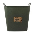 Flexibele kuip postconsumer recycled vierkant 43 liter groen ~