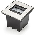Grondinbouwspot PowerLED 230V, square, lbh 13.5x14.5x11.5cm, 1x 5W ~
