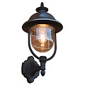 Parma 230V wandarmatuur opwaarts geborsteld RVS kap 43cm, E27 max 75W ~