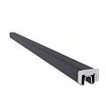 NTW alu frameset tbv reguliere schermplanken zwart ~