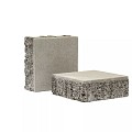 Flex Fusion Gris Naturel 22x22x8 cm. 4 mm. nok 1/1 facet ~