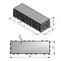 Flex Fusion Carbon Intense 33x11x8 cm. 4 mm. nok 1/1 facet ~