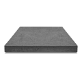 Oudhollandsche tegel, gewapend 100x100x12 Antraciet ~
