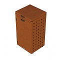Kliko ombouw 120 ltr - 1 stuk CorTen met klep ~