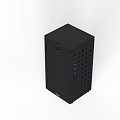 Kliko ombouw 120 ltr - 1 stuk grafiet zwart met klep ~