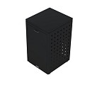 Kliko ombouw 120 ltr - 1 stuk grafiet zwart met vaste deksel ~