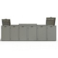 Kliko ombouw 120 ltr - 1 stuk taupe met tuinbak ~