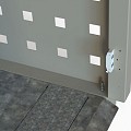 Kliko ombouw 120 ltr - 1 stuk taupe met tuinbak ~