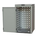 Kliko ombouw 240 ltr - 1 stuk taupe met klep ~