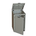 Kliko ombouw 240 ltr - 1 stuk taupe met tuinbak ~