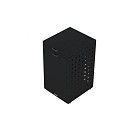 Kliko ombouw 240 ltr - 1 stuk grafiet zwart met klep ~