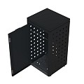 Kliko ombouw 240 ltr - 1 stuk grafiet zwart met vaste deksel ~