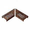 Design Drain CorTen Line Wave rooster L-hoek ~