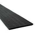 Recy-Board borderrand 12x1x200 cm - zwart (5 stuks) ~