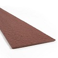 Recy-Board borderrand 14x1x120 cm - bruin (5 stuks) ~