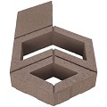 Hepta Wae bio taupe 10 cm. ~