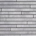 Panorama steenstrip 60x2x4 cm. Cloud White intense gezaagd ~
