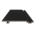 NTW HKC wand vlak 1,9x18,8x400 cm. (wb 153 mm) Ebony zwart ~