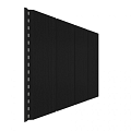 NTW HKC wand vlak 1,9x18,8x400 cm. (wb 153 mm) Ebony zwart ~