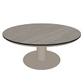 Moreno Dining Table Trespa Travertin 150 cm. Champagne ~