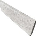 Betonband 6x40x100 cm grijs ~