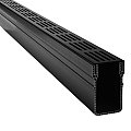 U-Drain afvoergoot WaterWijs 10-6,5/200 cm zwart ~