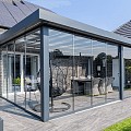 Verasol Linea BxD 7000x3000 mm. 3 staanders 9 dakvlakken excl. glas ~