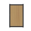 NTW Premium deur met alu frame verticaal Triple Red Cedar 97x186 cm. ~