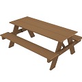 NTW picknicktafel bladmaat 180x70 cm. Teak ~