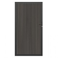 NTW deur met alu frame verticaal Triple Silver Gray 100x195 cm. ~