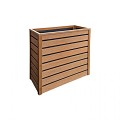 NTW plantenbak 80x85x38 cm. Teak ~